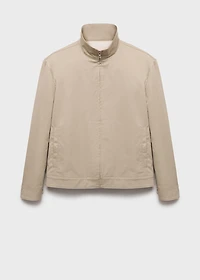 Zipper cotton jacket