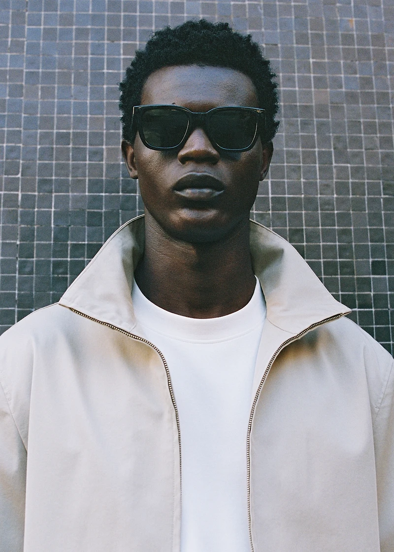 Zipper cotton jacket