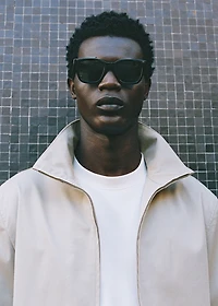 Zipper cotton jacket