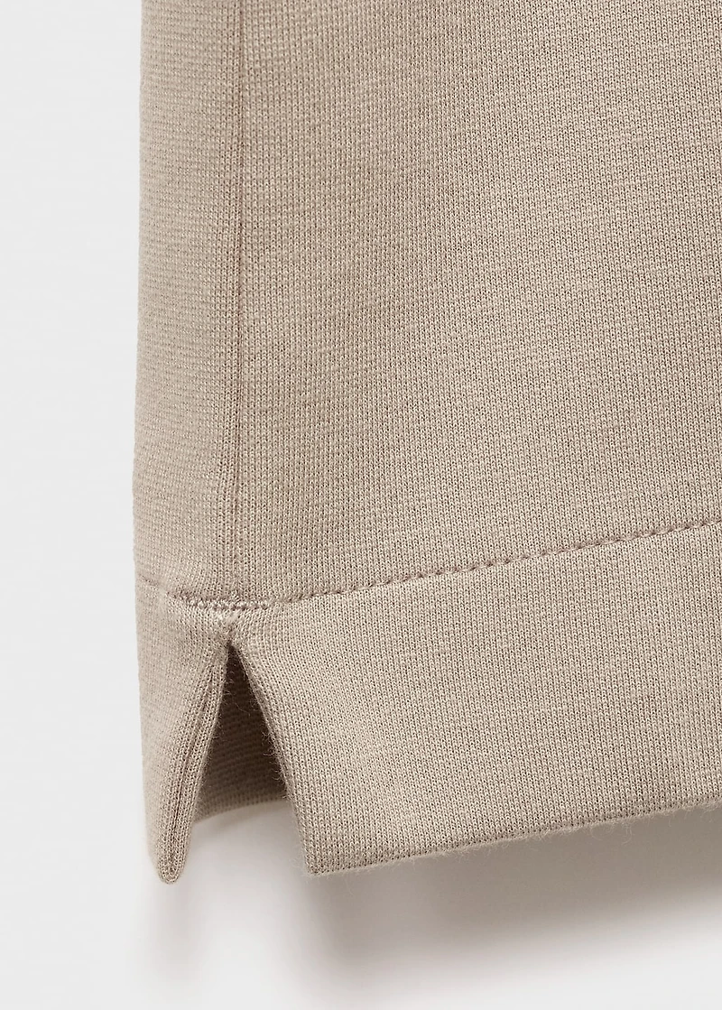 Relaxed-fit cotton polo