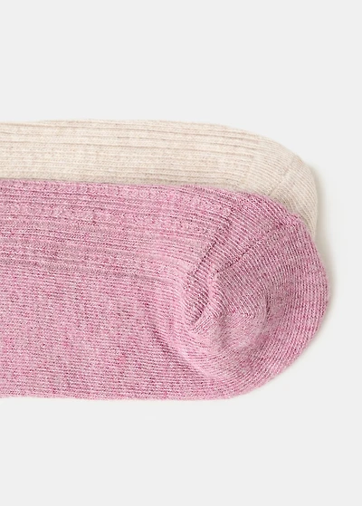 2 pack ribbed socks
