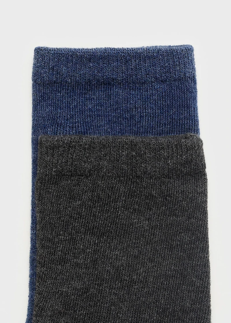 2 pack patterned socks