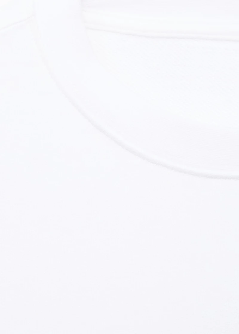 100% cotton sweatshirt text