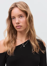 Asymmetrical dress with cut-out