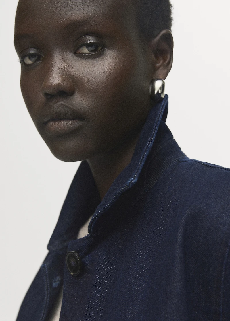 Denim jacket with pockets