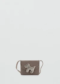 Leather dog bag