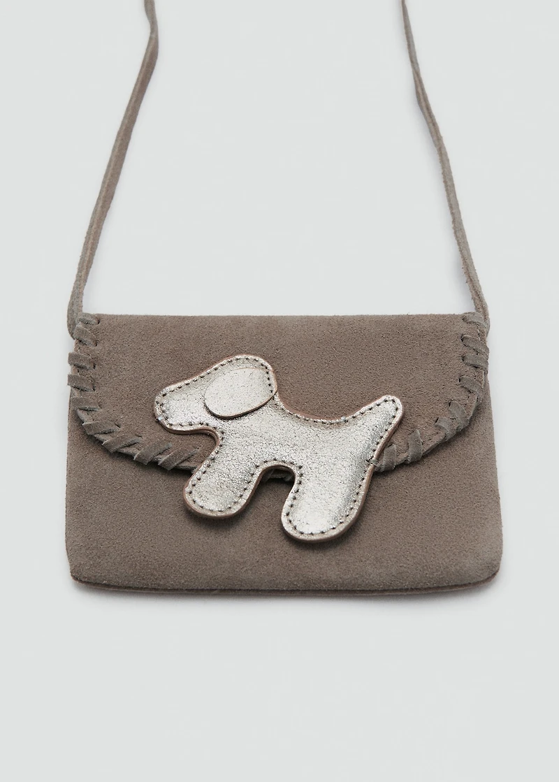 Leather dog bag