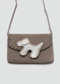 Leather dog bag