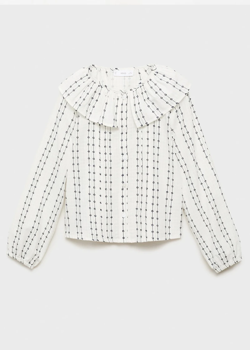 Babydoll collar blouse