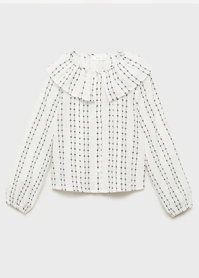 Babydoll collar blouse