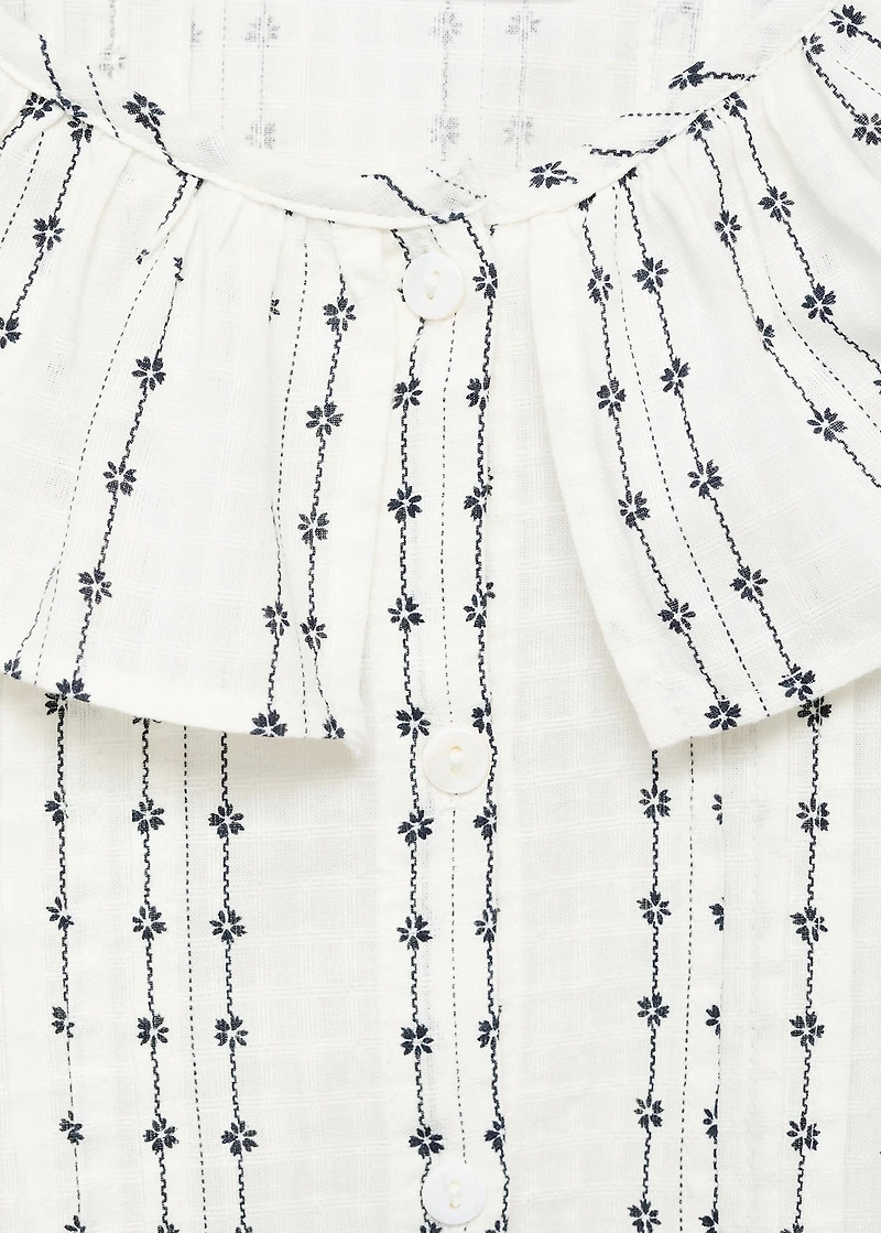 Babydoll collar blouse