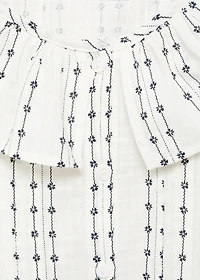 Babydoll collar blouse