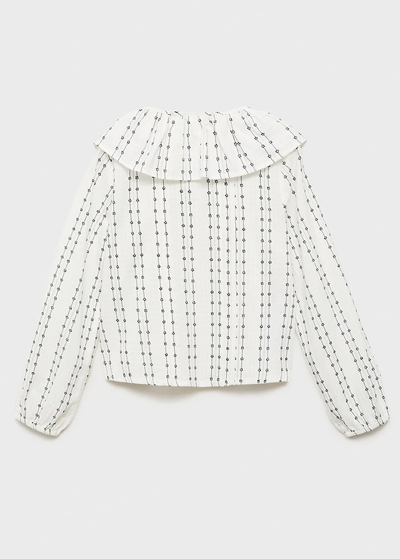 Babydoll collar blouse