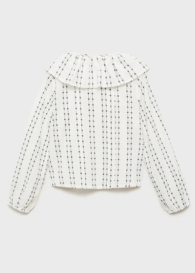 Babydoll collar blouse