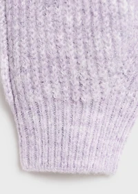 Knitted ribbed sweater