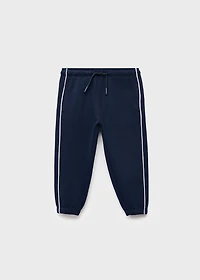 Joggers with side stripe