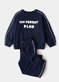 Joggers with side stripe