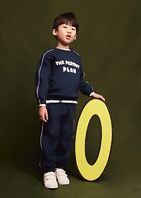 Joggers with side stripe