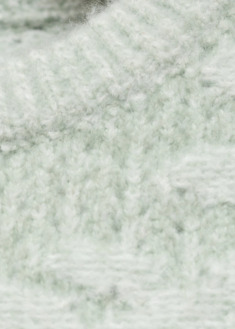 Floral-embroidered vest