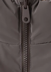 Cropped quilted vest