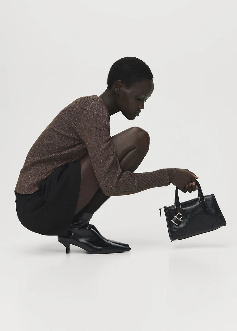 Ribbed knitted cardigan