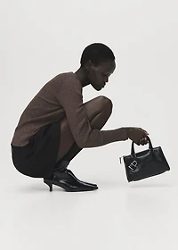 Ribbed knitted cardigan