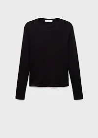 Long sleeve cotton t-shirt