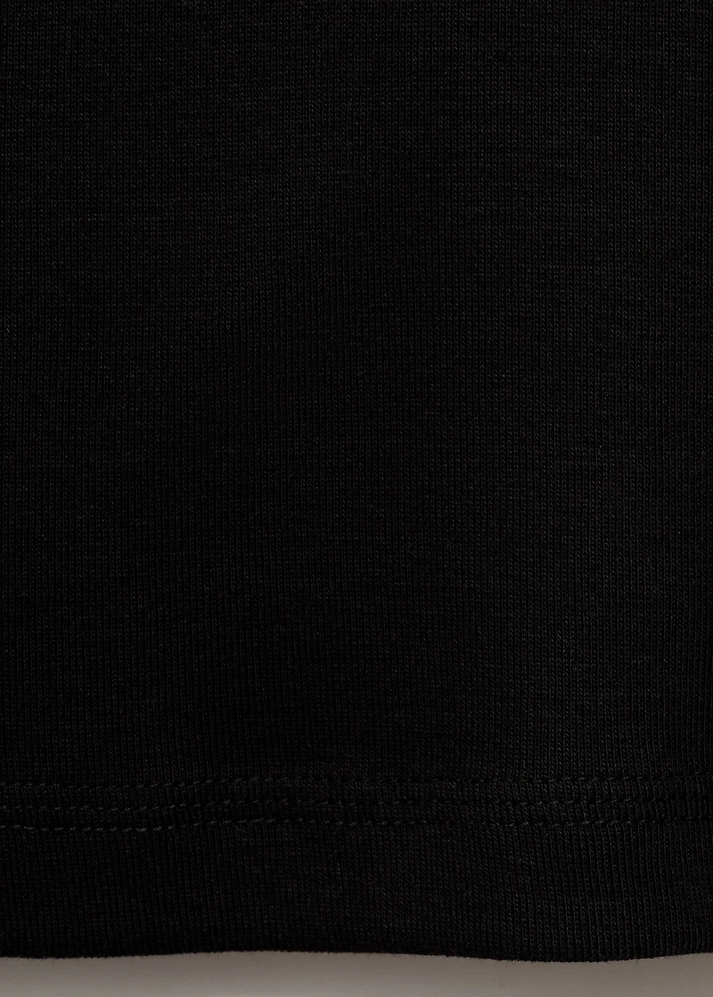 Long sleeve cotton t-shirt