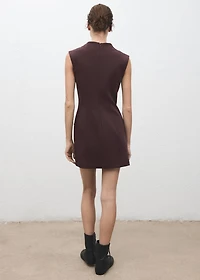 Dress with flap pocket