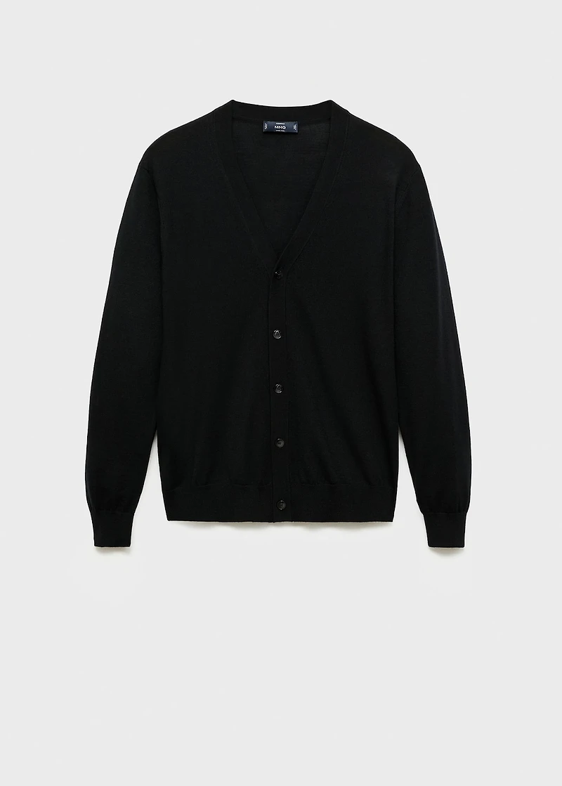 100% merino wool cardigan