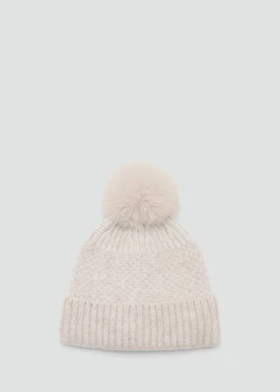 Knitted bobble hat