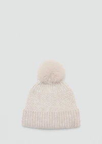 Knitted bobble hat