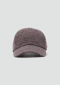 Tweed baker cap
