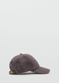Tweed baker cap