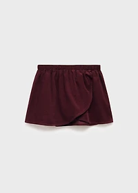 Cotton corduroy skirt