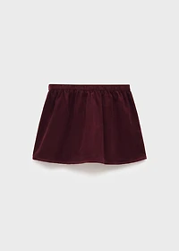 Cotton corduroy skirt