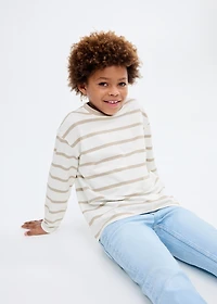 Striped cotton t-shirt