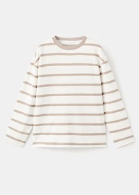 Striped cotton t-shirt