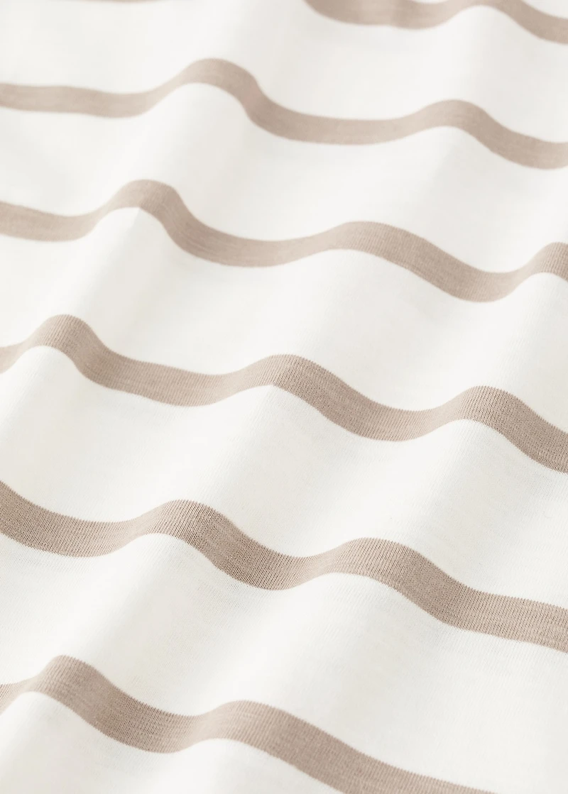 Striped cotton t-shirt