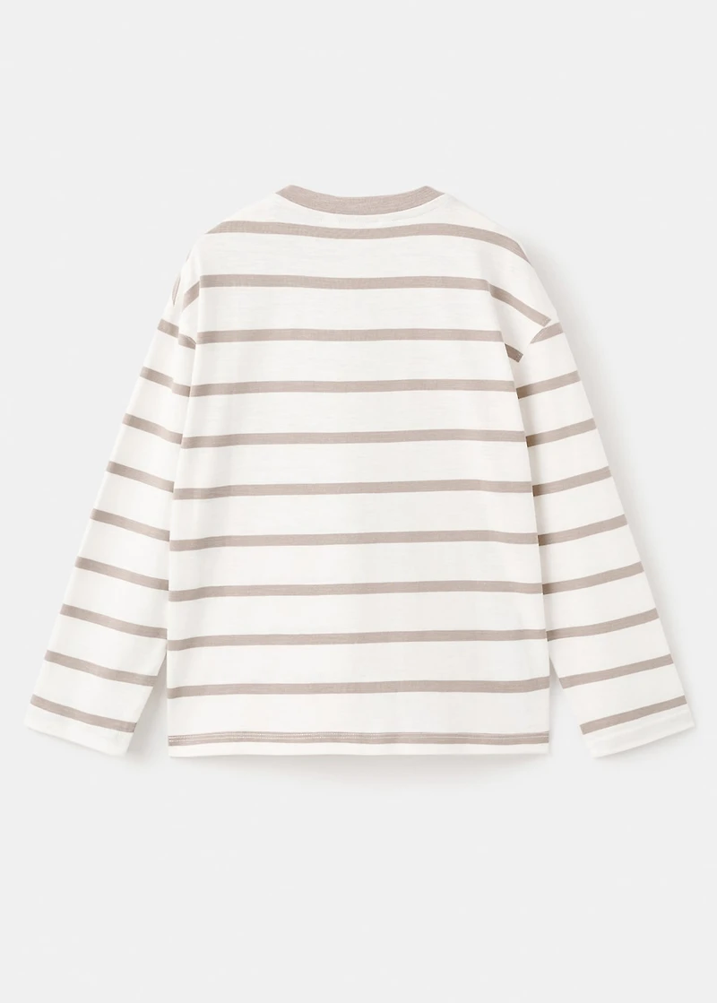 Striped cotton t-shirt