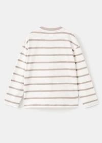 Striped cotton t-shirt