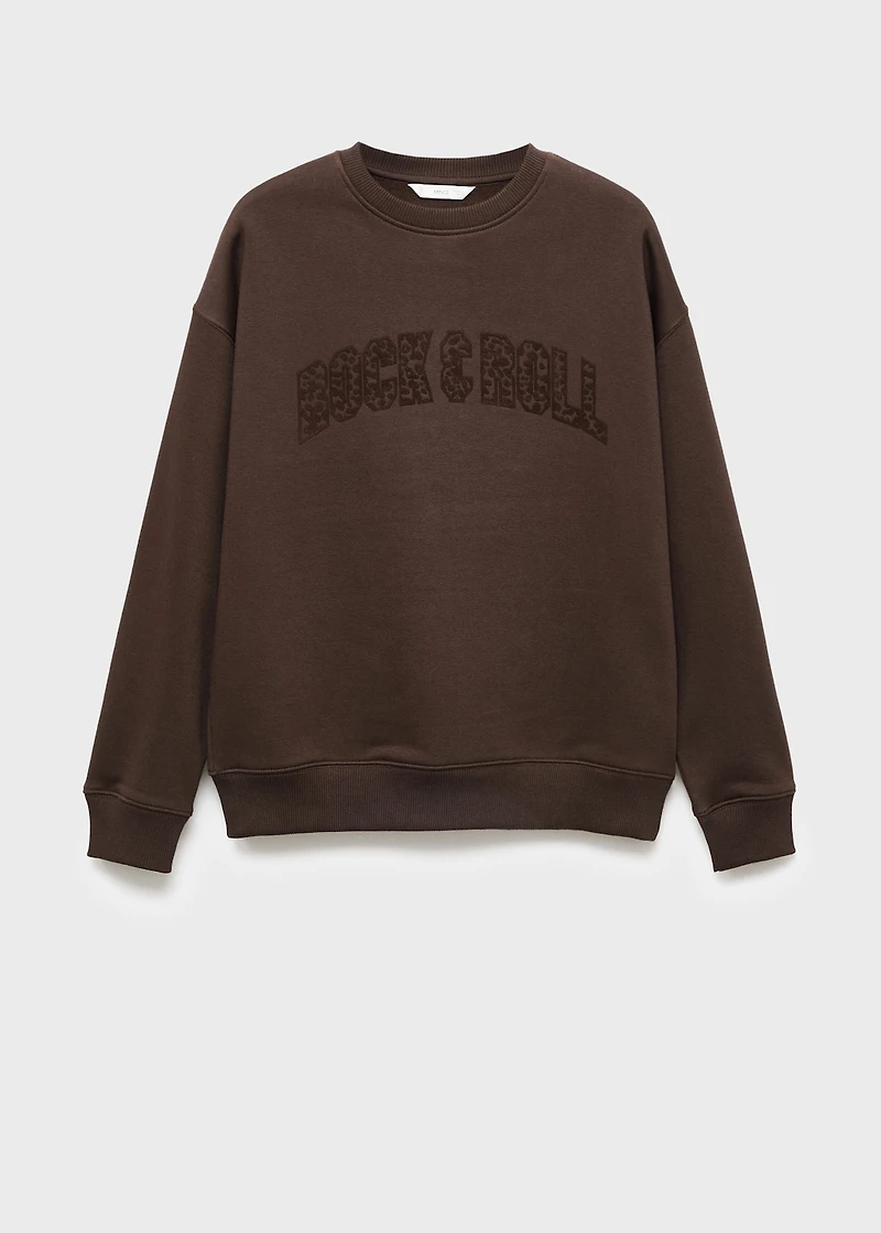 Animal print sweatshirt