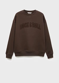 Animal print sweatshirt