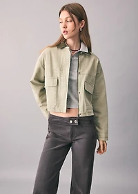 Straight-leg jeans with belt