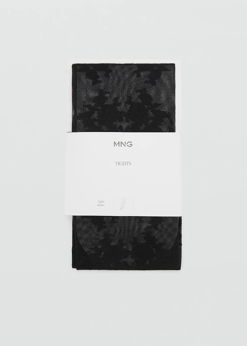 Fine jacquard stockings