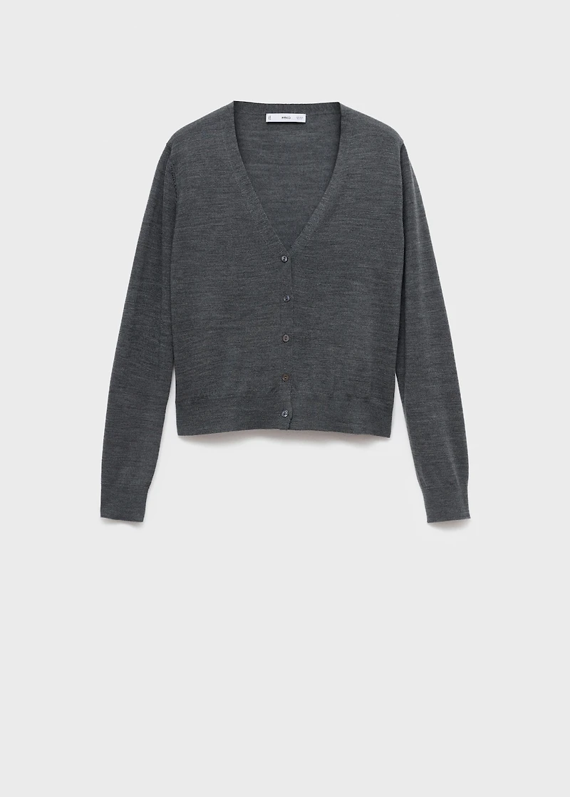 100% merino wool cardigan