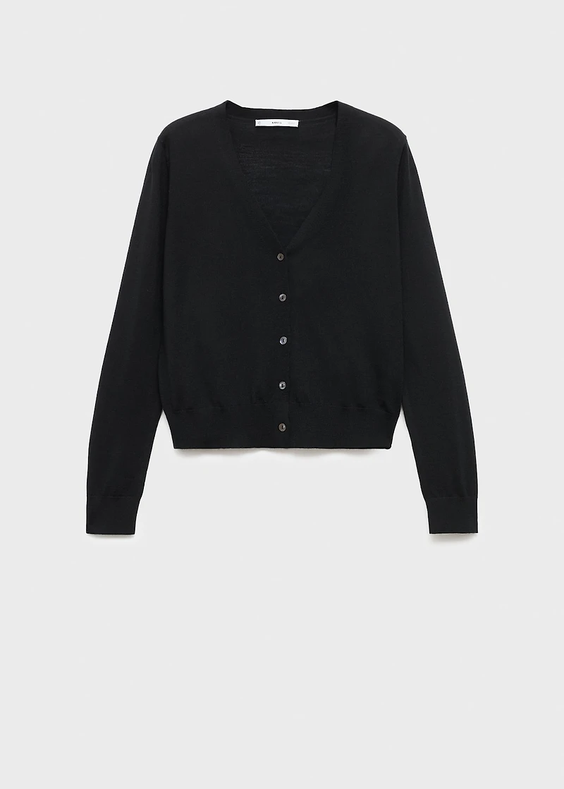 100% merino wool cardigan