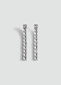 Crystal pendant earrings