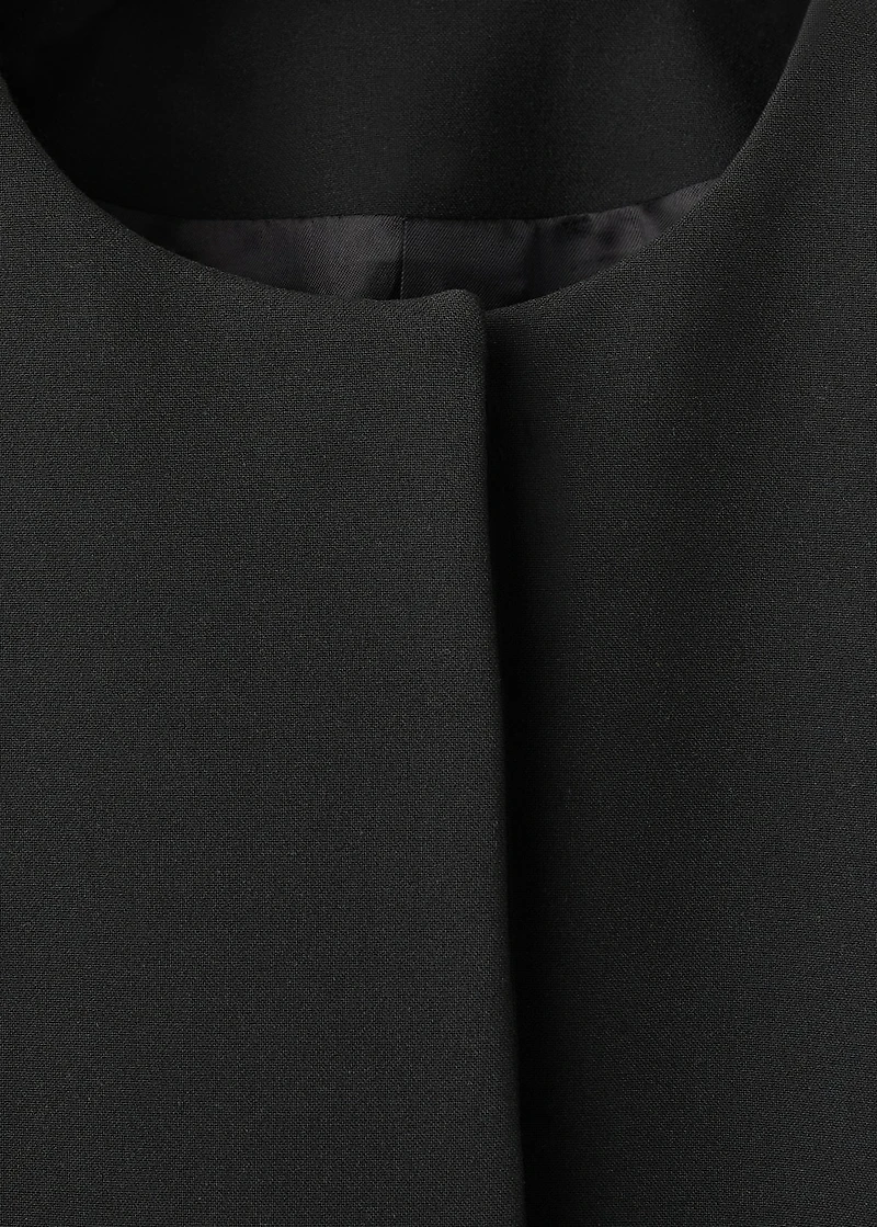 Tailored suit blazer