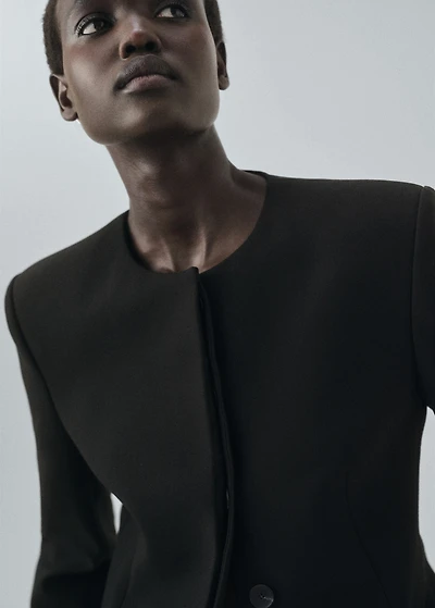 Tailored suit blazer